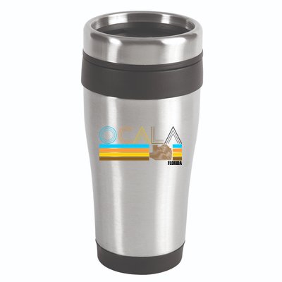 Ocala Florida Retro 16oz Travel Tumbler