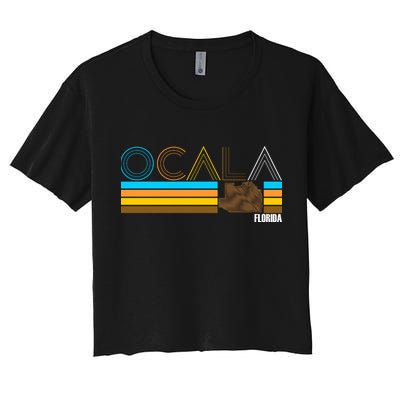 Ocala Florida Retro Crop Top
