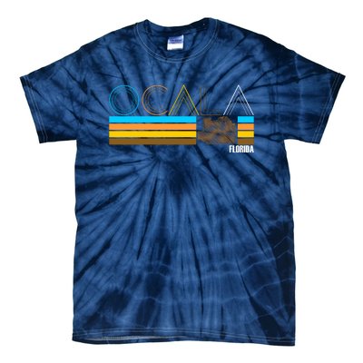 Ocala Florida Retro Tie-Dye T-Shirt