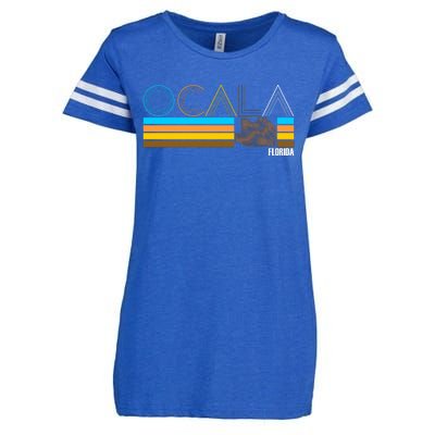 Ocala Florida Retro Enza Ladies Jersey Football T-Shirt