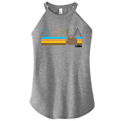 Ocala Florida Retro Women’s Perfect Tri Rocker Tank