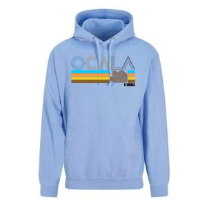 Ocala Florida Retro Unisex Surf Hoodie