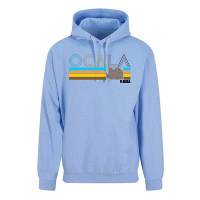 Ocala Florida Retro Unisex Surf Hoodie