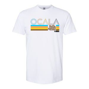 Ocala Florida Retro Softstyle CVC T-Shirt