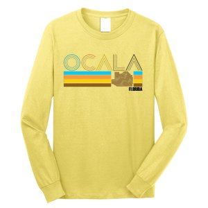 Ocala Florida Retro Long Sleeve Shirt