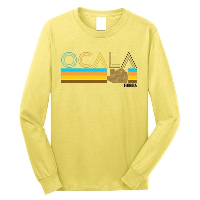 Ocala Florida Retro Long Sleeve Shirt