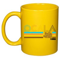 Ocala Florida Retro 11oz C Handle Ceramic Mug