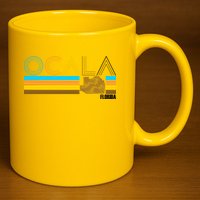 Ocala Florida Retro 11oz C Handle Ceramic Mug