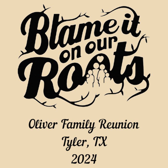 Oliver Family Reunion Drawstring Bag