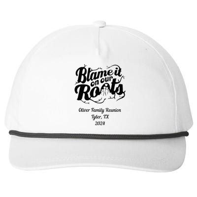 Oliver Family Reunion Snapback Five-Panel Rope Hat