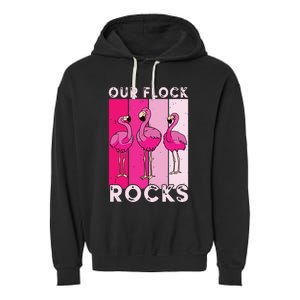 Our Flock Rocks For Man Woman Garment-Dyed Fleece Hoodie