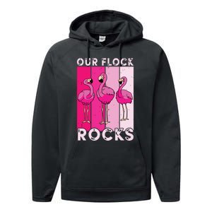 Our Flock Rocks For Man Woman Performance Fleece Hoodie