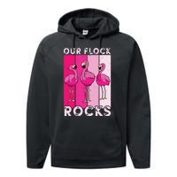 Our Flock Rocks For Man Woman Performance Fleece Hoodie