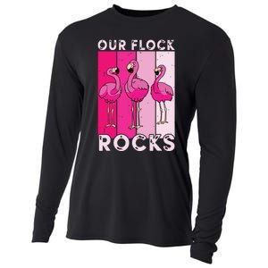 Our Flock Rocks For Man Woman Cooling Performance Long Sleeve Crew