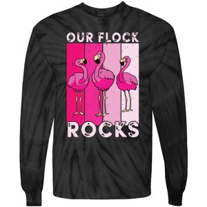 Our Flock Rocks For Man Woman Tie-Dye Long Sleeve Shirt