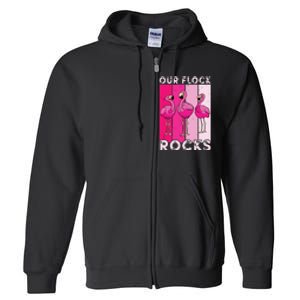 Our Flock Rocks For Man Woman Full Zip Hoodie