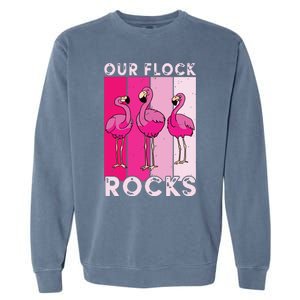 Our Flock Rocks For Man Woman Garment-Dyed Sweatshirt