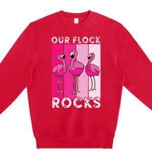 Our Flock Rocks For Man Woman Premium Crewneck Sweatshirt