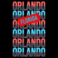 Orlando Florida Repeat Wool Snapback Cap