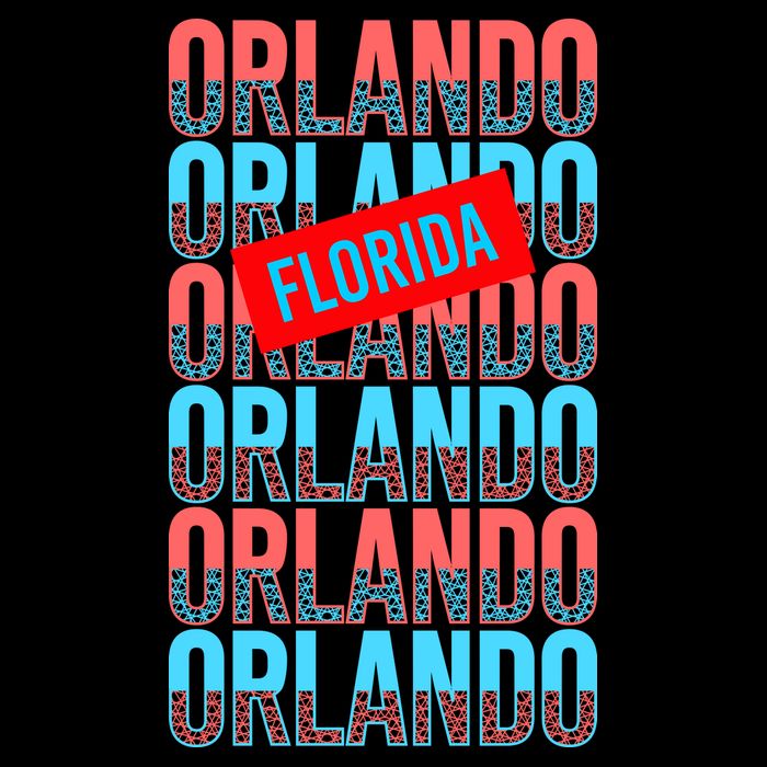 Orlando Florida Repeat Wool Snapback Cap