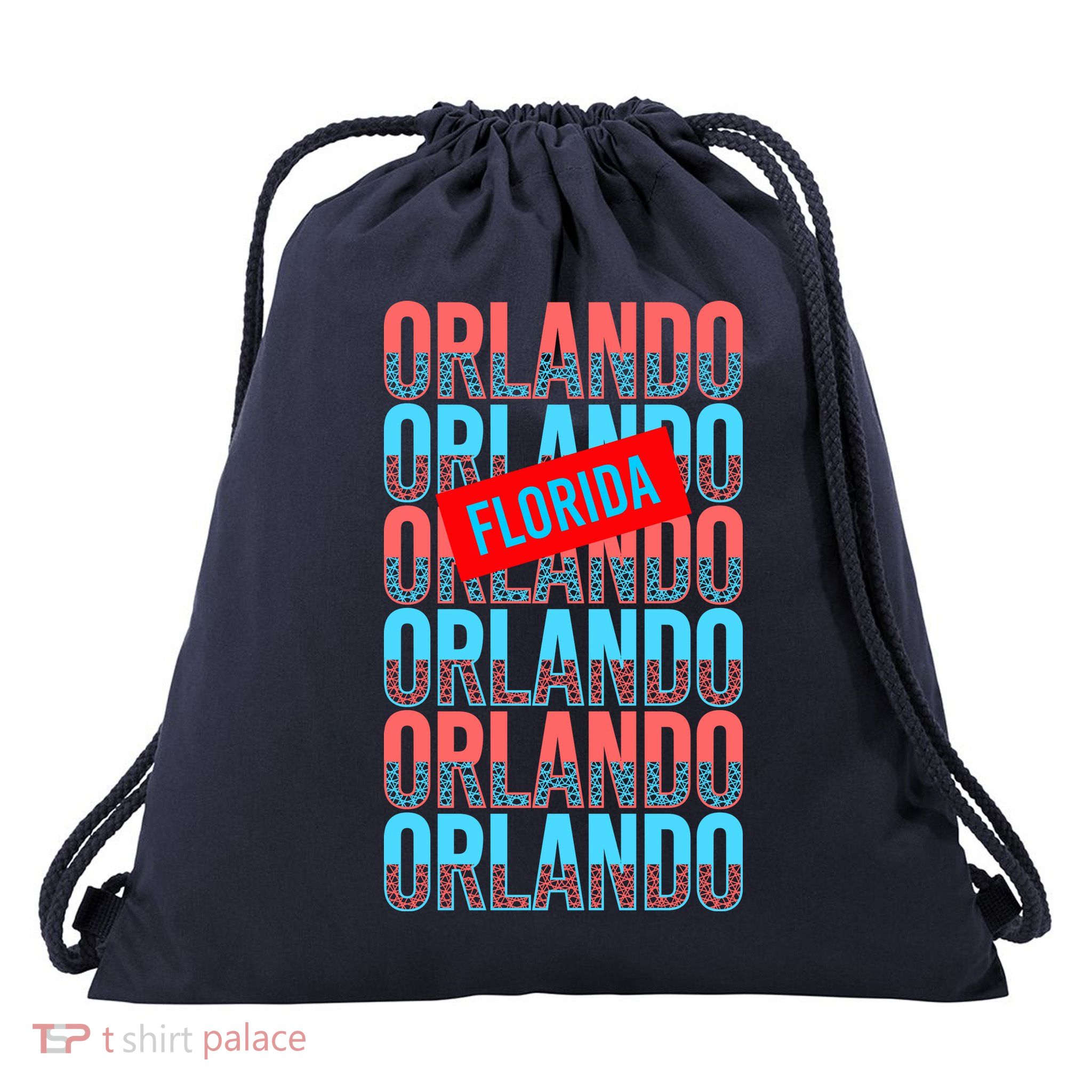 Orlando Florida Repeat Drawstring Bag
