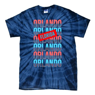 Orlando Florida Repeat Tie-Dye T-Shirt