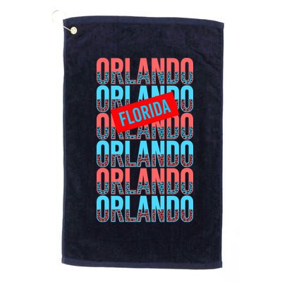 Orlando Florida Repeat Golf Towel