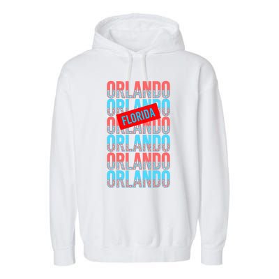 Orlando Florida Repeat Garment-Dyed Fleece Hoodie