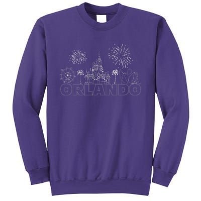 Orlando Florida Retroactive Skyline Sweatshirt