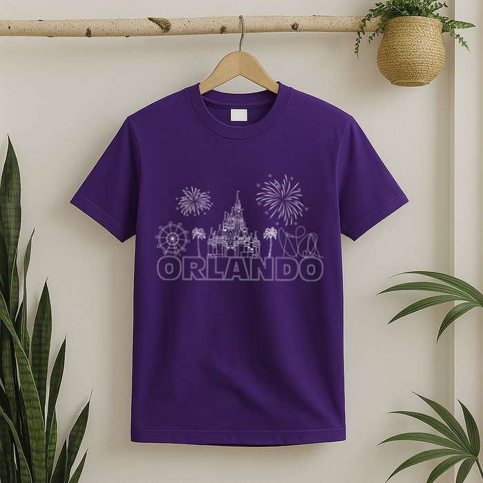 Orlando Florida Retroactive Skyline T-Shirt