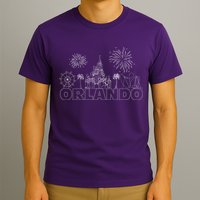 Orlando Florida Retroactive Skyline T-Shirt