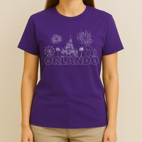 Orlando Florida Retroactive Skyline T-Shirt