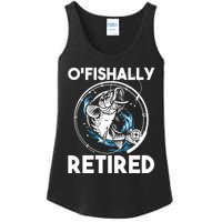 O Fishally Retired Retirement Retiree Fishing Fisher Ladies Essential Tank