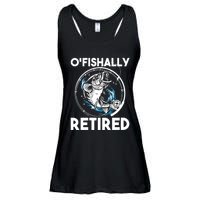 O Fishally Retired Retirement Retiree Fishing Fisher Ladies Essential Flowy Tank