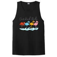 Our Flock Rocks Flamingos Lover Family PosiCharge Competitor Tank