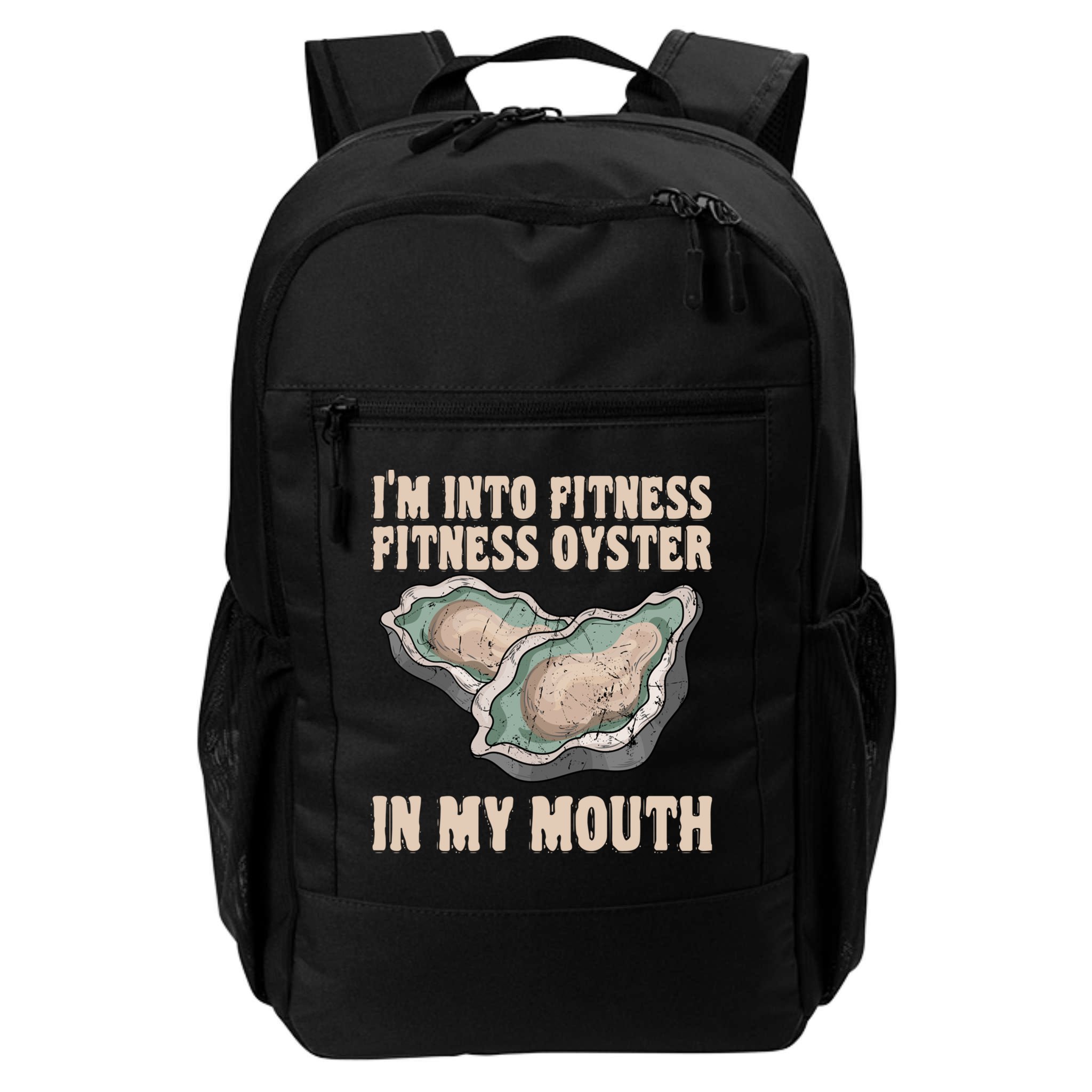 Oyster Fitness Shucker Shish Seafood Bivalve Mollusks Meaningful Gift Backpack
