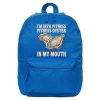 Oyster Fitness Shucker Shish Seafood Bivalve Mollusks Meaningful Gift 16 in Basic Backpack