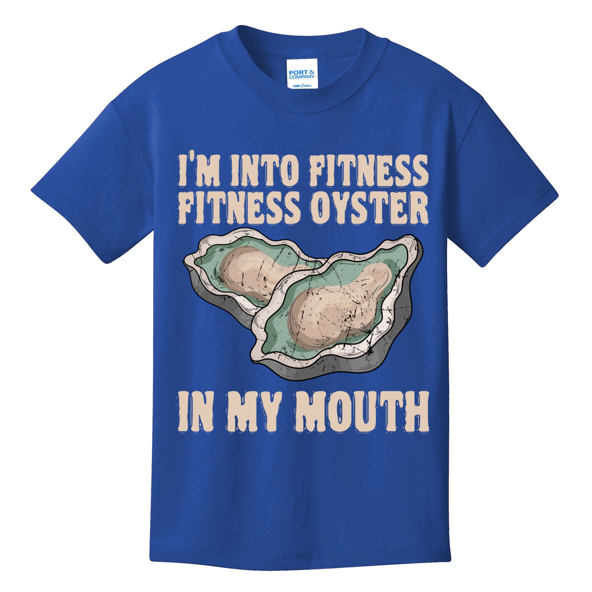Oyster Fitness Shucker Shish Seafood Bivalve Mollusks Meaningful Gift Kids T-Shirt