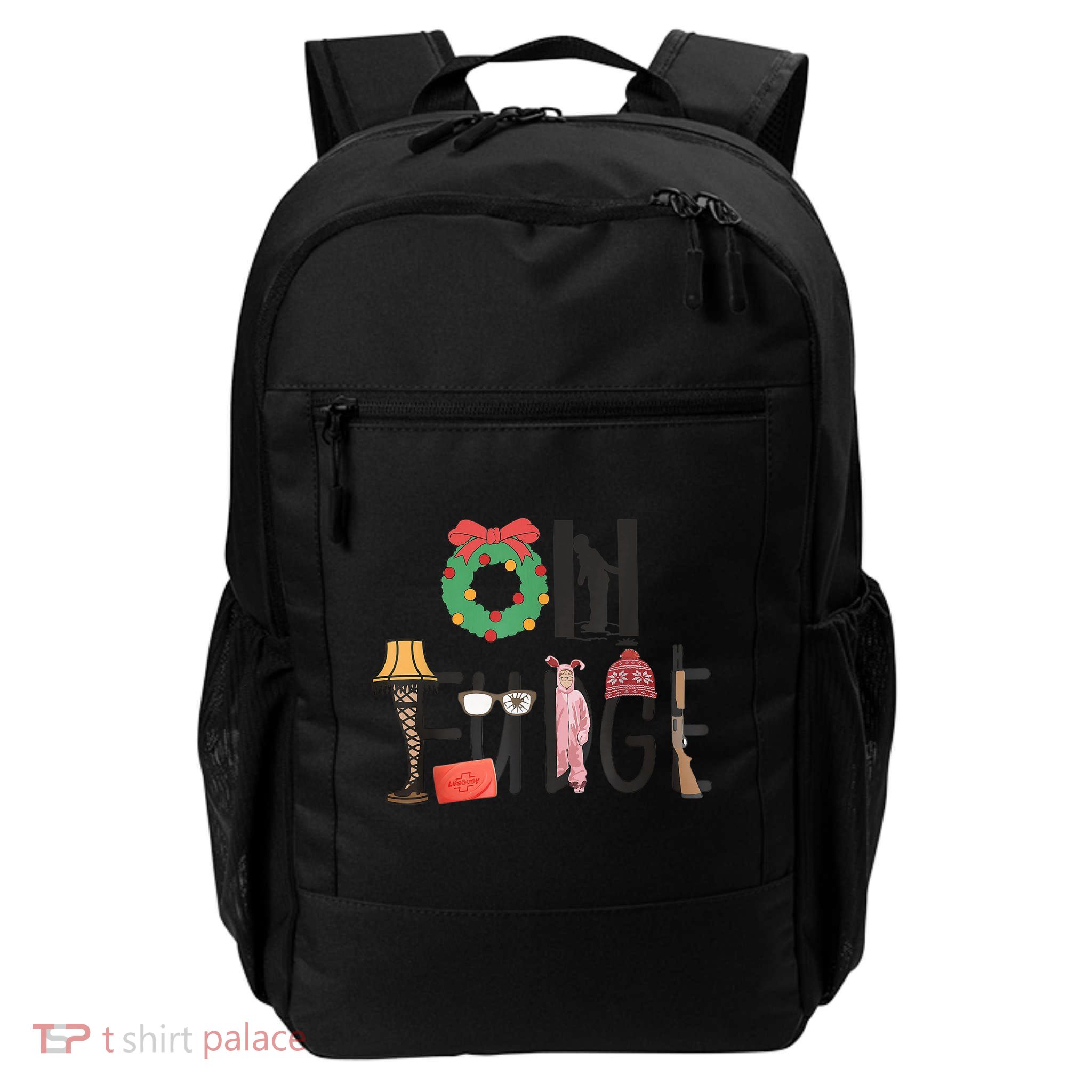 Oh Fudge Santa Hat Christmas Story Family Christmas Backpack