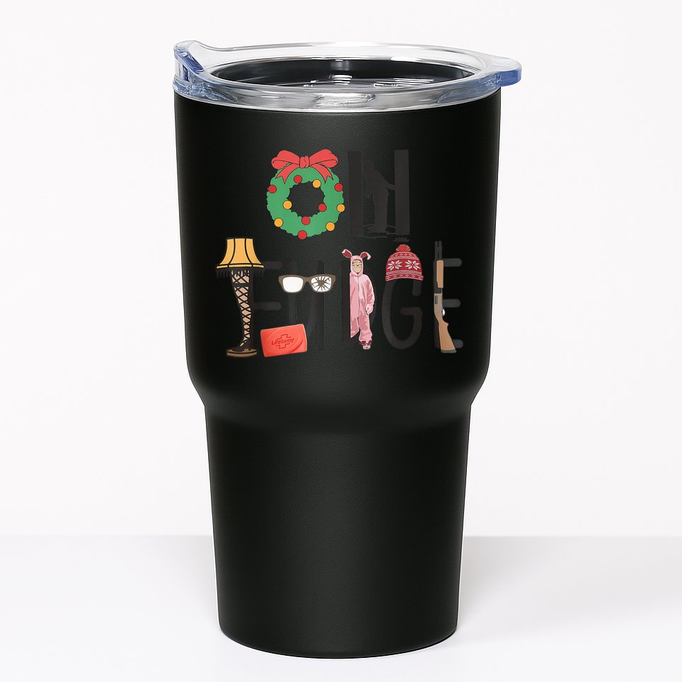 Oh Fudge Santa Hat Christmas Story Family Christmas Tumbler