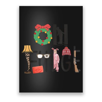 Oh Fudge Santa Hat Christmas Story Family Christmas Poster