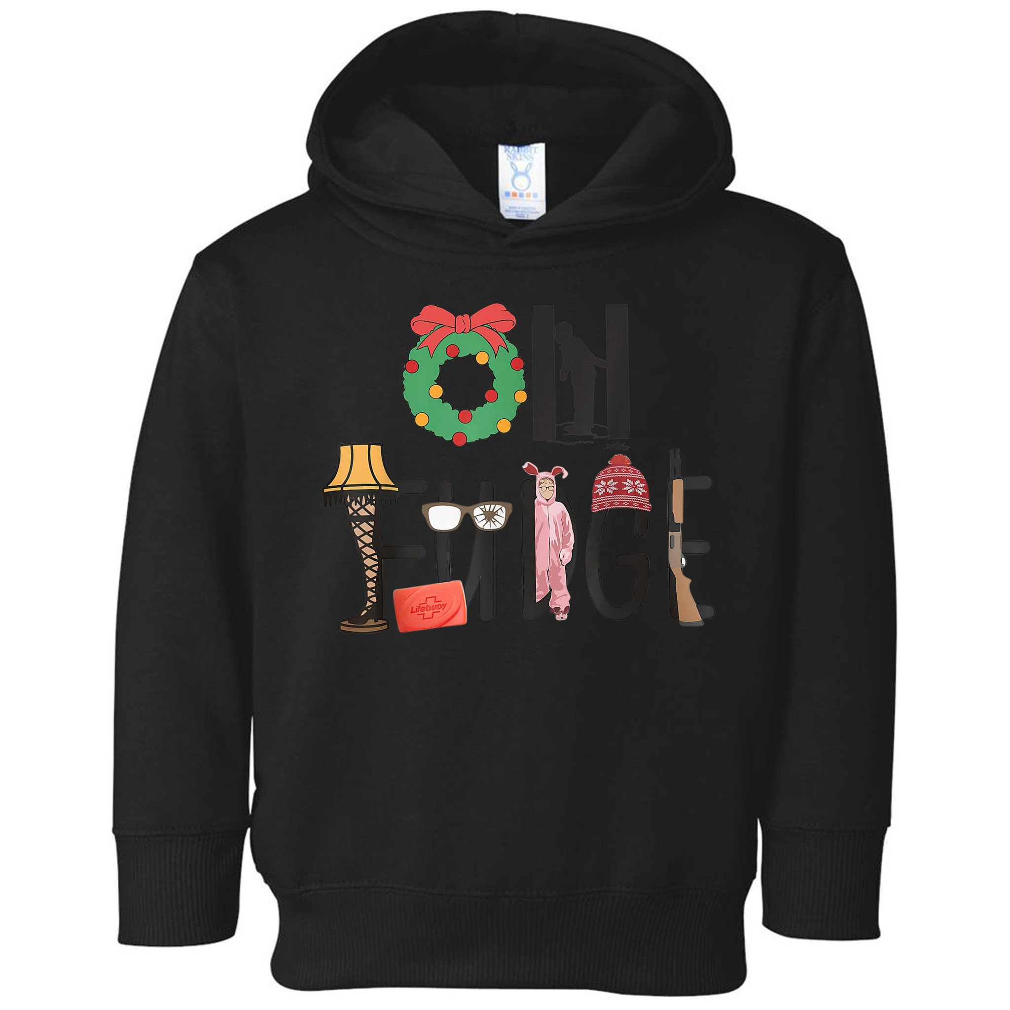 Oh Fudge Santa Hat Christmas Story Family Christmas Toddler Hoodie