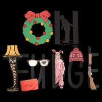 Oh Fudge Santa Hat Christmas Story Family Christmas Zip Tote Bag