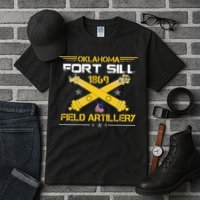 OKLAHOMA FORT SILL 1869 FIELD ARTILLERY Tall T-Shirt