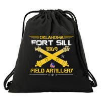 OKLAHOMA FORT SILL 1869 FIELD ARTILLERY Drawstring Bag