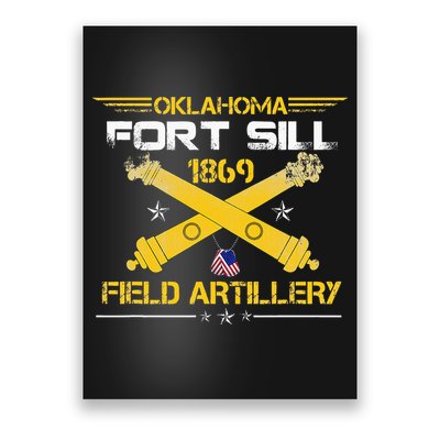 OKLAHOMA FORT SILL 1869 FIELD ARTILLERY Poster