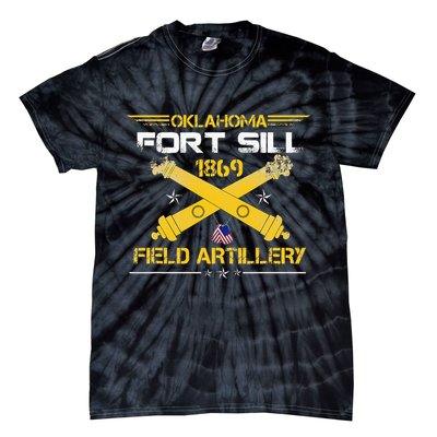 OKLAHOMA FORT SILL 1869 FIELD ARTILLERY Tie-Dye T-Shirt