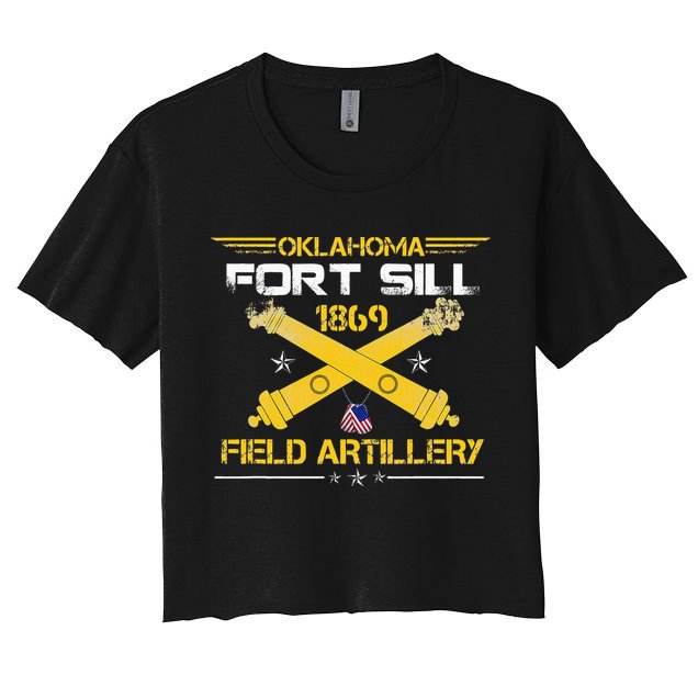 OKLAHOMA FORT SILL 1869 FIELD ARTILLERY Crop Top