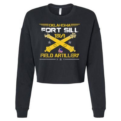 OKLAHOMA FORT SILL 1869 FIELD ARTILLERY Cropped Pullover Crew