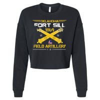 OKLAHOMA FORT SILL 1869 FIELD ARTILLERY Cropped Pullover Crew